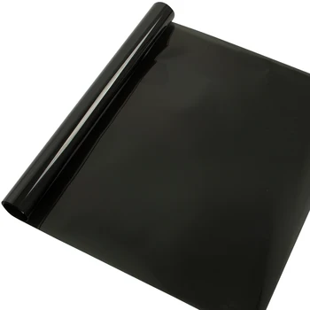 

100cm*500cm 15% VLT Black 4Mil Window film Home Office Nano Ceramic Tint Car side window UV Proof 39.37''x196.8''