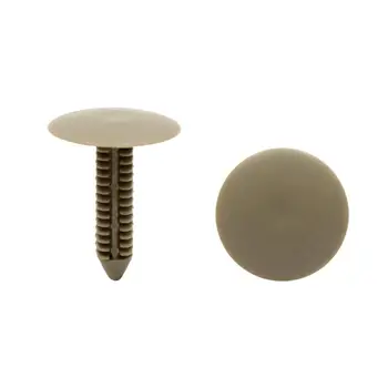 

uxcell 50pcs 7 x 7mm Brown Plastic Rivets Fastener Retainer Clip Clamp Holder for Car, 50 Pack