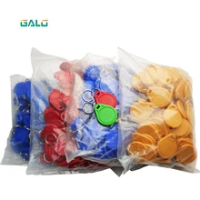 100pcs 13,56 MHz IC M1 брелоки метки контроля доступа радиометка для нахождения ключа карты маркера посещаемости управление брелоком