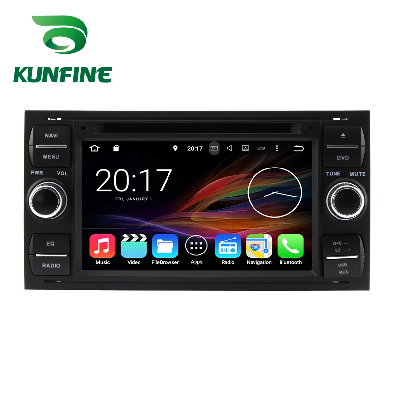 Android Car DVD GPS Navigation Multimedia Player Car Stereo For Ford focus 1999-2008 BLACK Radio Headunit (1)