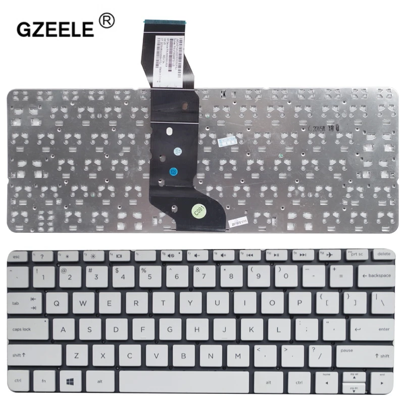 ORIGINAL NEW HP Envy 13-1000 13-1100 13t-1100 series US black keyboard no frame