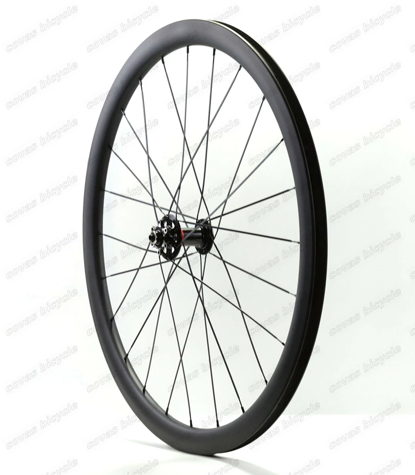 Cheap Road disc barke wheelset 38mm depth Clincher/tubular Symmetric carbon rims 25mm width disc cyclocross bike carbon wheels 5