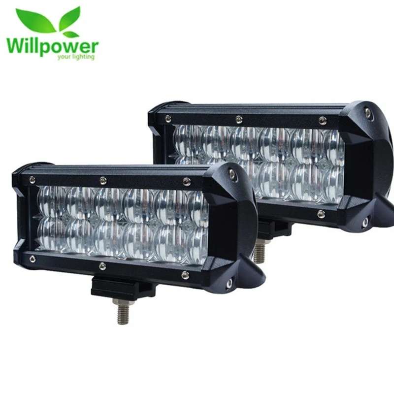 2pcs 5D 7 Inch Off Road LED Work Light Bar Spot Flood Beam Working Lamp 60W For ATV Automobile Car Motocycle 12V 24V | Автомобили и