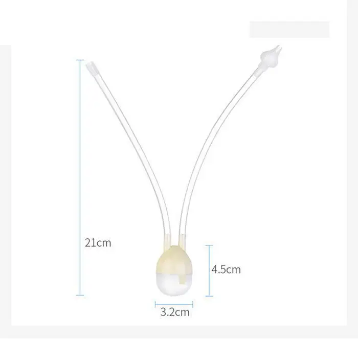 Детский безопасный Вакуумный аспиратор для носа, аспиратор для всасывания носовой слизи, унисекс, аспиратор для носовой слизи