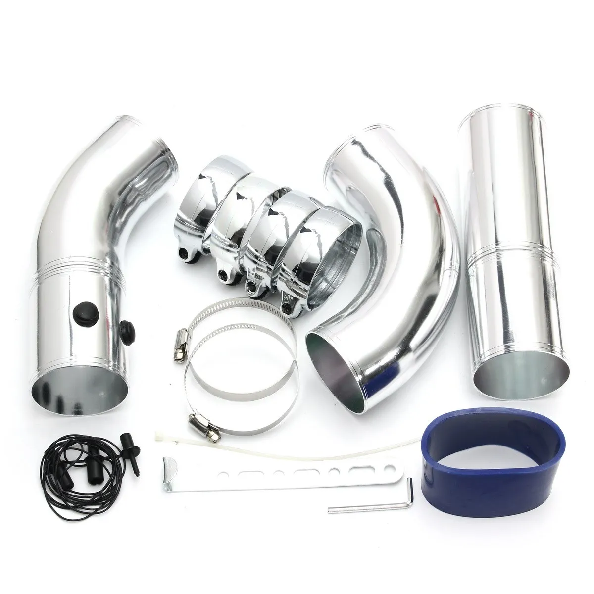 Buy Universal 3 inch Air Intake Pipe/aluminum Alloy Intake Pipe Kit Turbo