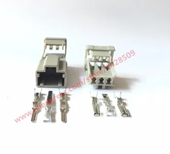 

10 Sets 6098-0242 Automotive Electrical Power Plastic Cable Holder 3 pin Male And Female Wire connector