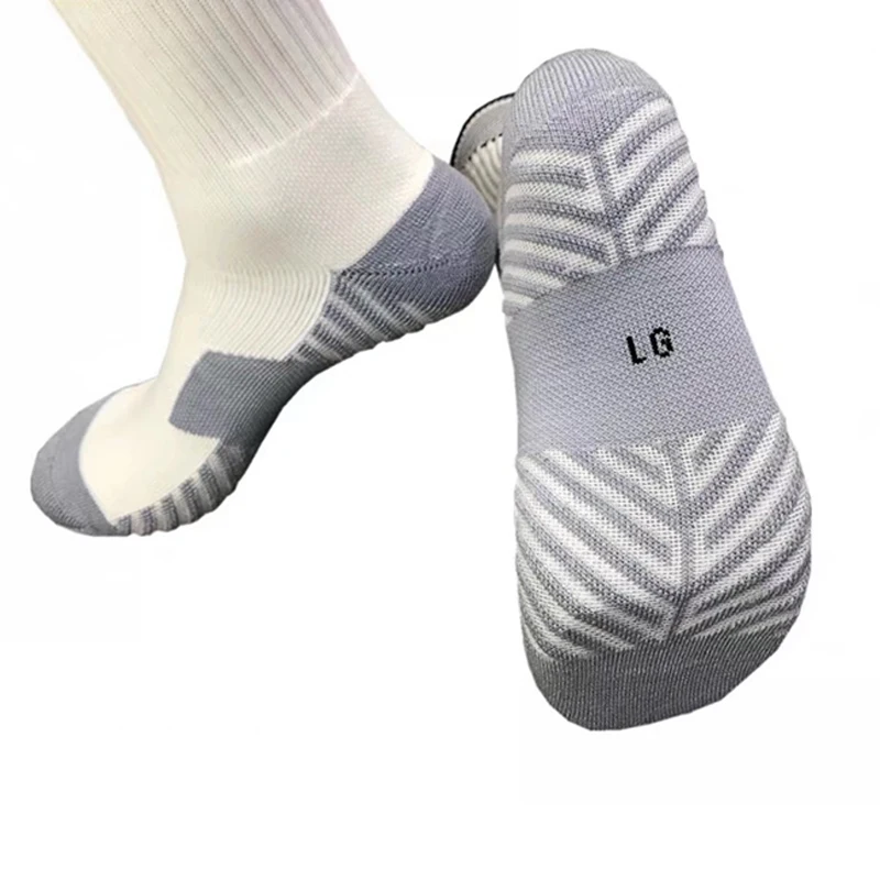 Взрослые футбольные носки противоскользящие мужские спортивные футбольные носки 18 воздухопроницаемые чулки для тренировок на открытом воздухе впитывают пот