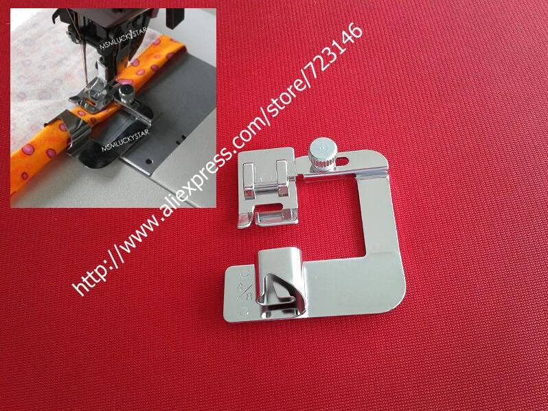 sewing presser foot,adjustable bias binder foot,rolled hem foot,Sewing