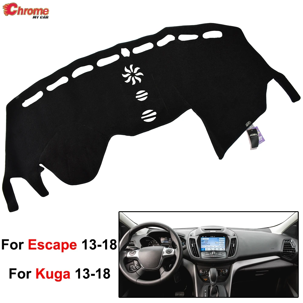 

For Ford Escape Kuga 2013 2014 2015 2016 2017 2018 Dash Mat Dashboard Cover Dashmat Anti-dirty Pad Carpet Guard Car Accessories