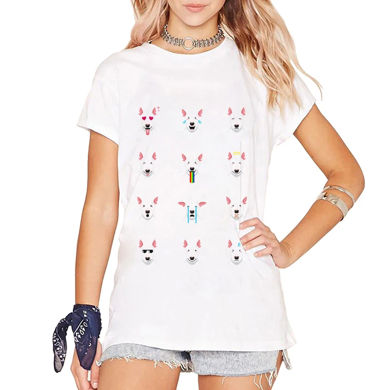 womens pug clothing novelty design pug clothes t shirt animal sleeve bull terrier emoji womens pug clothing novelty design pug clothes t shirt animal sleeve bull terrier emoji