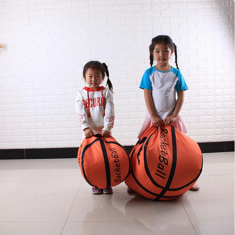 Футбол в форме хранения Сумки Чучело коробка животные кресла-мешки детская одежда органайзер для игрушек бейсбол баскетбол спортивная сумка