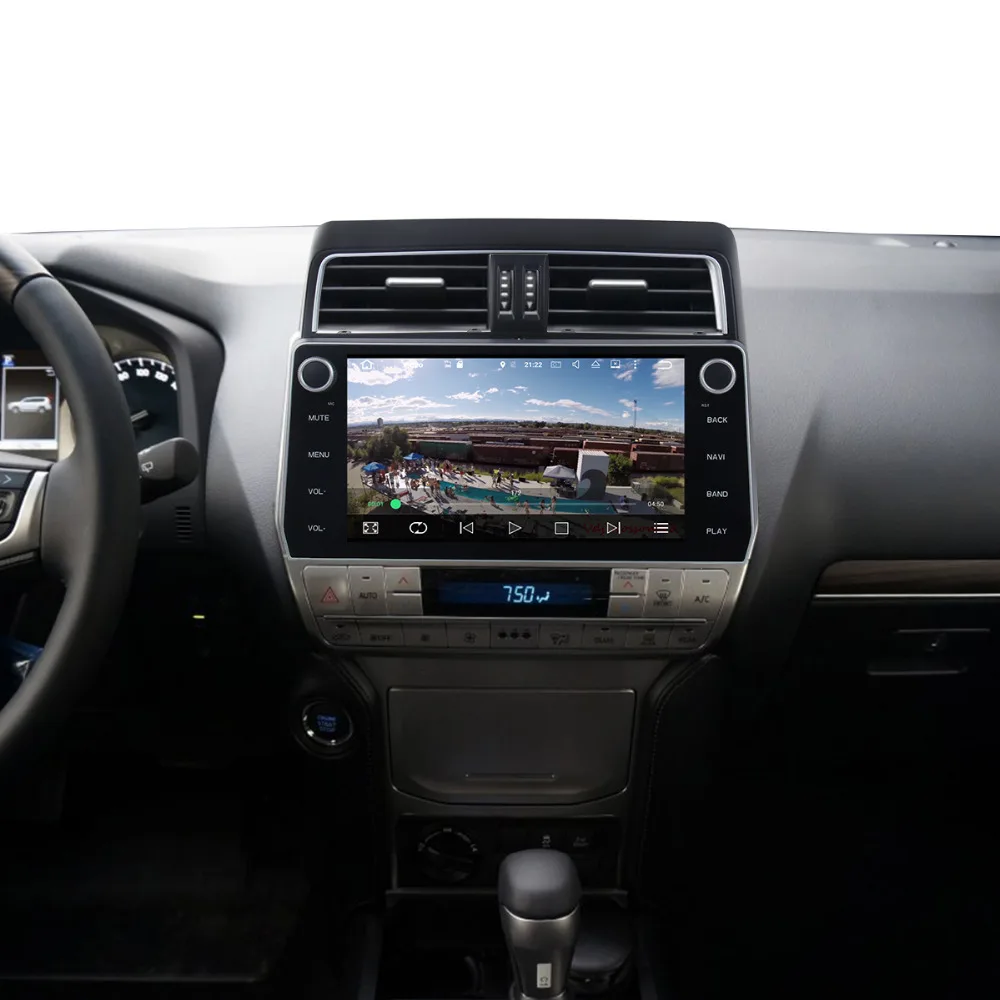 Flash Deal 10.2" 2 din Car Multimedia Player for Toyota New Prado 2018 Android 7.1 Stereo Navigation Steering Wheel Contorl 1024*600 Radio 3