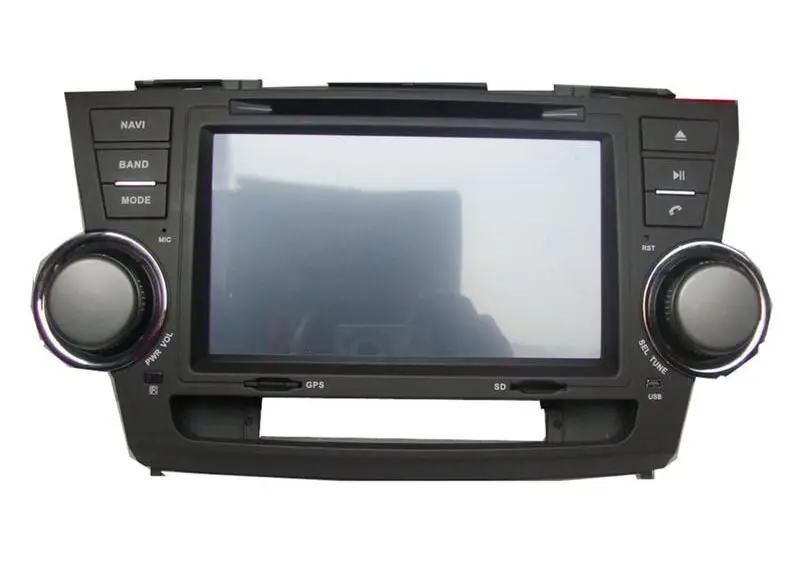 " автомобильный DVD плеер с gps(ОПТ), аудио Радио стерео, BT/ТВ, автомобильный мультимедийный для Toyota Highlander 2008 2009 2010 2011 2012 2013