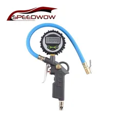 SPEEDWOW Air Tire Pressure Inflator Gauge Digital Tyre Pressure Gauge Meter Vehicle Tester Monitoring System Tire Pressure Gun digital car truck air tire pressure inflator gauge lcd display dial meter vehicle tester tyre inflation gun monitoring tool