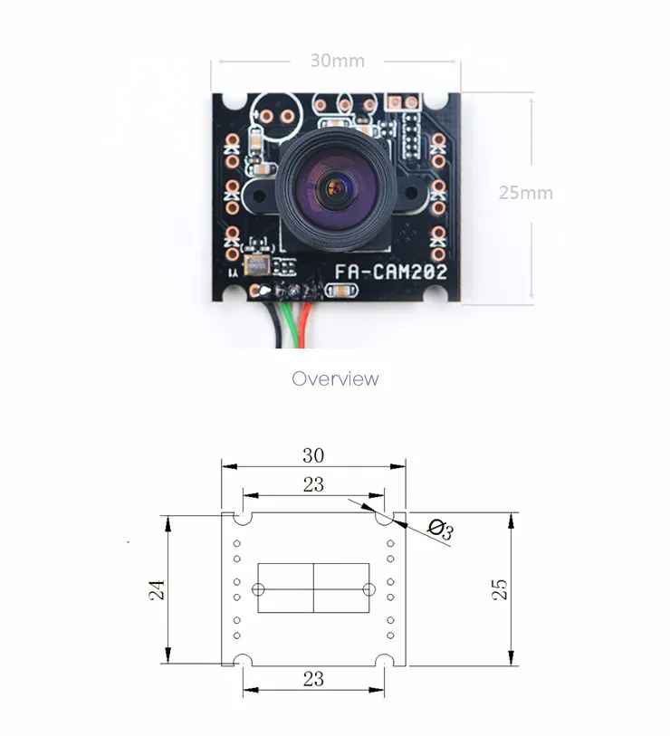 FA-CAM202 2-мегапиксельная USB камера, 200 миллионов пикселей USB камера, для NanoPi2 под Debian, Plug and Play, высокопроизводительный чип