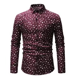 Для мужчин s плед Мужская классическая рубашка Camisa Masculina 2019 бренд Slim Fit рубашка с длинными рукавами бизнес повседневное социальной Chemise Homme