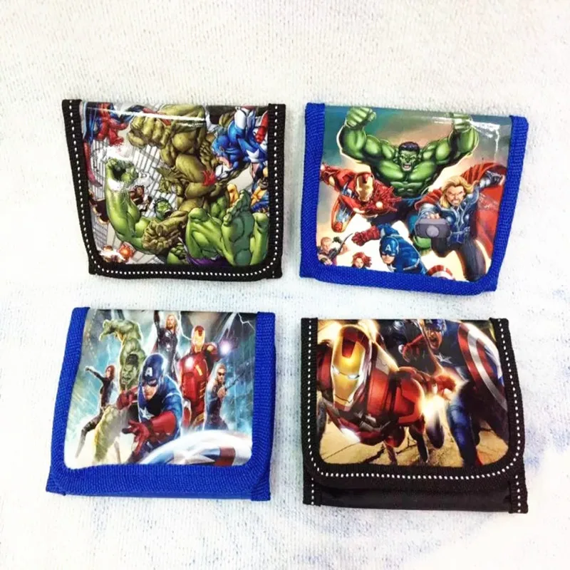 

1pc 11*8*18cm Mini Coin Purse The Avengers Money Bag Wallet Christmas Party Favors For Kids Boy Girl Birthday Decoration