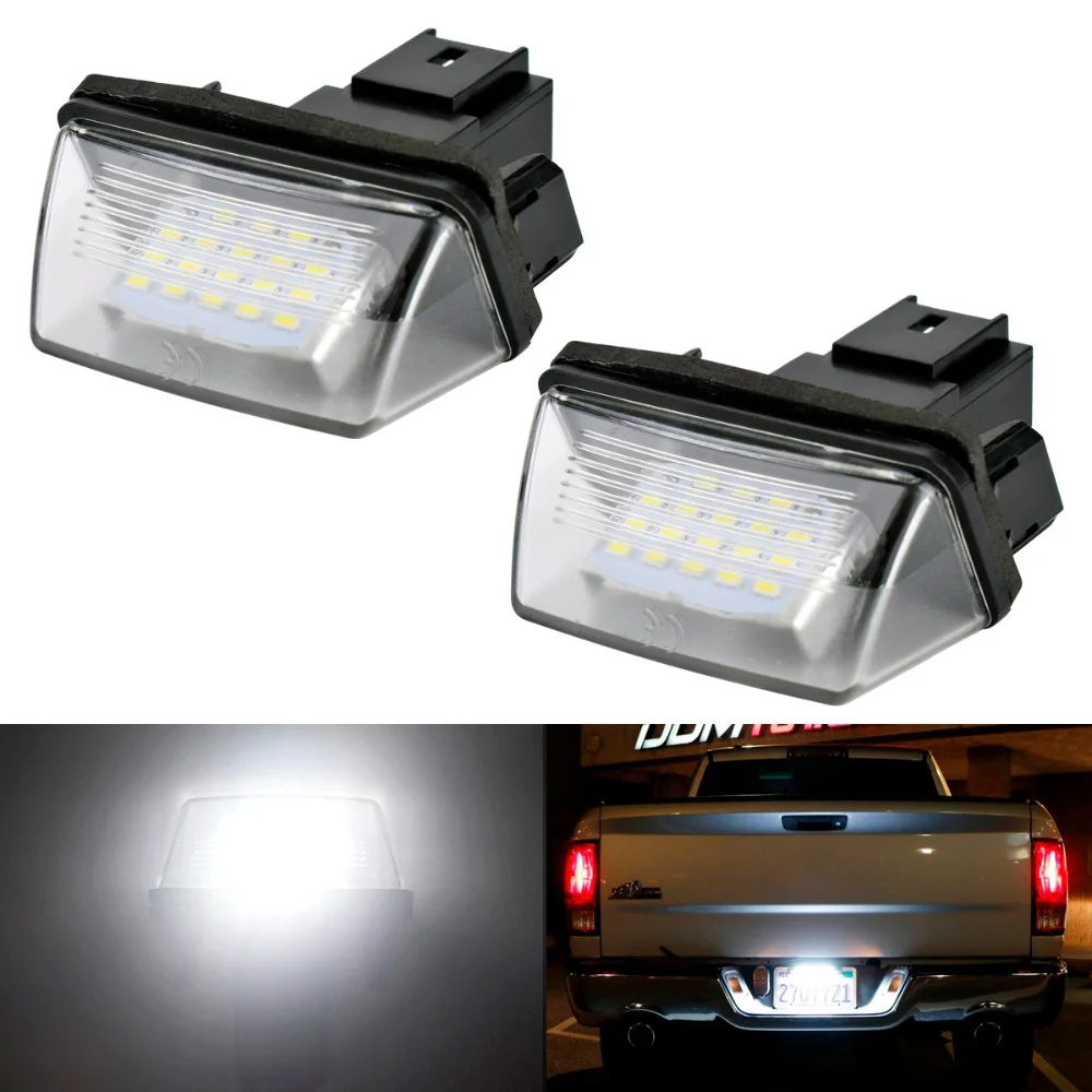

2pcs Car LED Number License Plate Light 12V For Citroen C3 C4 C5 Berlingo Saxo Xsara Trunk Warning Light Car Tuning Accessories