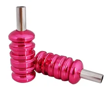 YILONG Красный 22 мм тату алюминий 1 шт. зеленый сплав рукоятки трубки Советы Набор инструментов