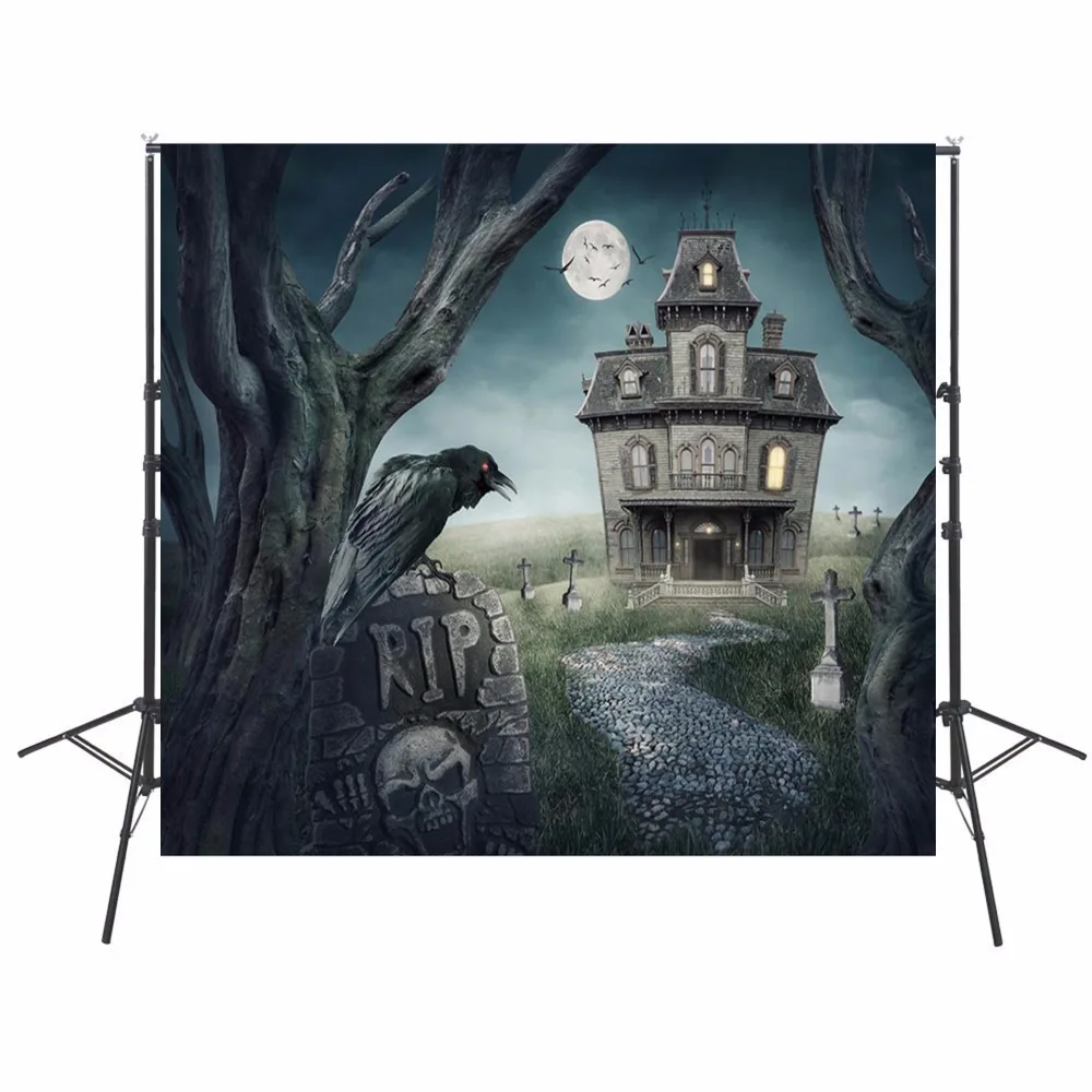 

Tombstone Photography Backdrops Halloween Backdrops For Photography Halloween Background For Photo Studio Foto Achtergrond
