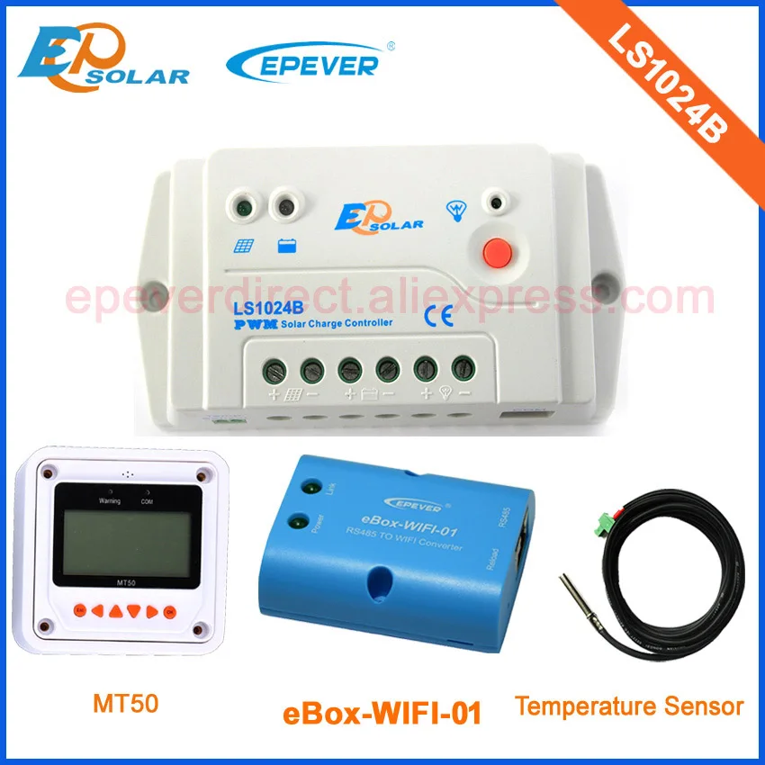 Carregador de Bateria Remoto e Wifi + Sensor Controladores com Mt50 Solar Frete Grátis! Micro Medidor Temperatura 12v 24v 10a Ls1024b 1 ls1024b frete grátis! micro controladores com mt50