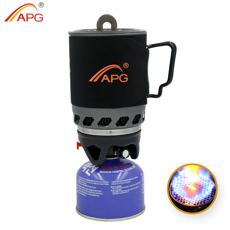 APG 2016 900ml camping gas stove fires cooking System and portable gas burners