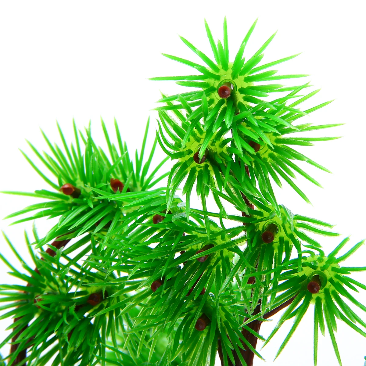 1pc Aquarium Artificial Plants Bonsai Tree Rockery Plastic Plant Pine Tree for Fish Tank Aquarium Ornament