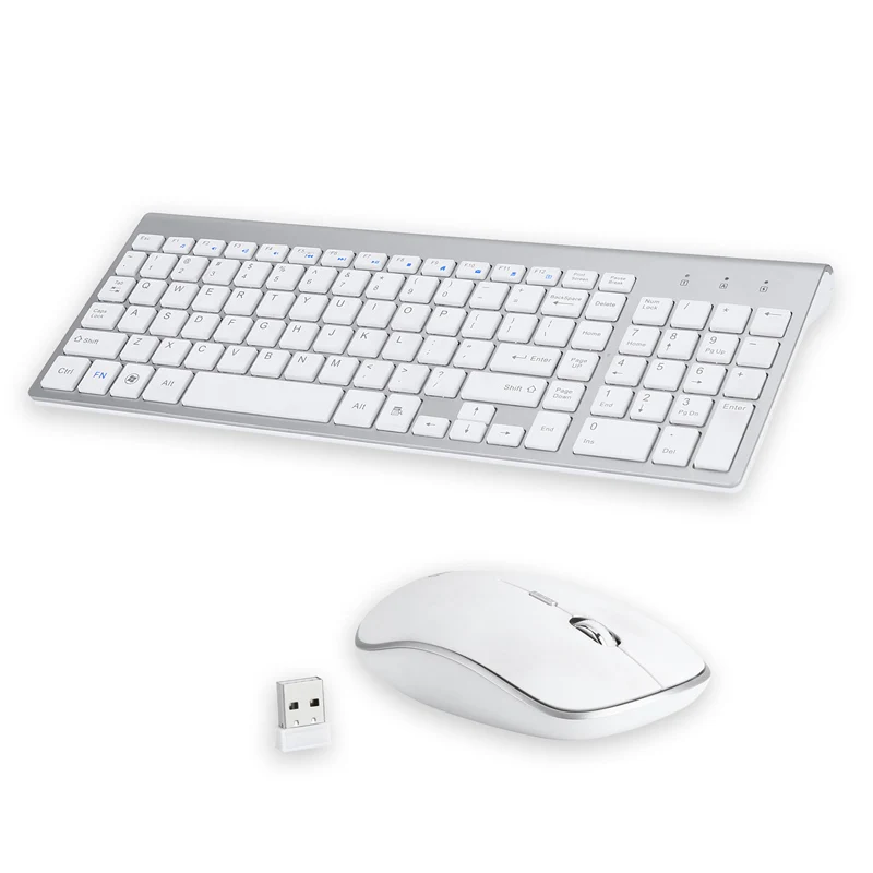 

Landas Wireless Mouse And Keyboard For PC Desktops Scissor USB 2.4G Mouse Keyboard Wireless Combo For Laptop Office Home