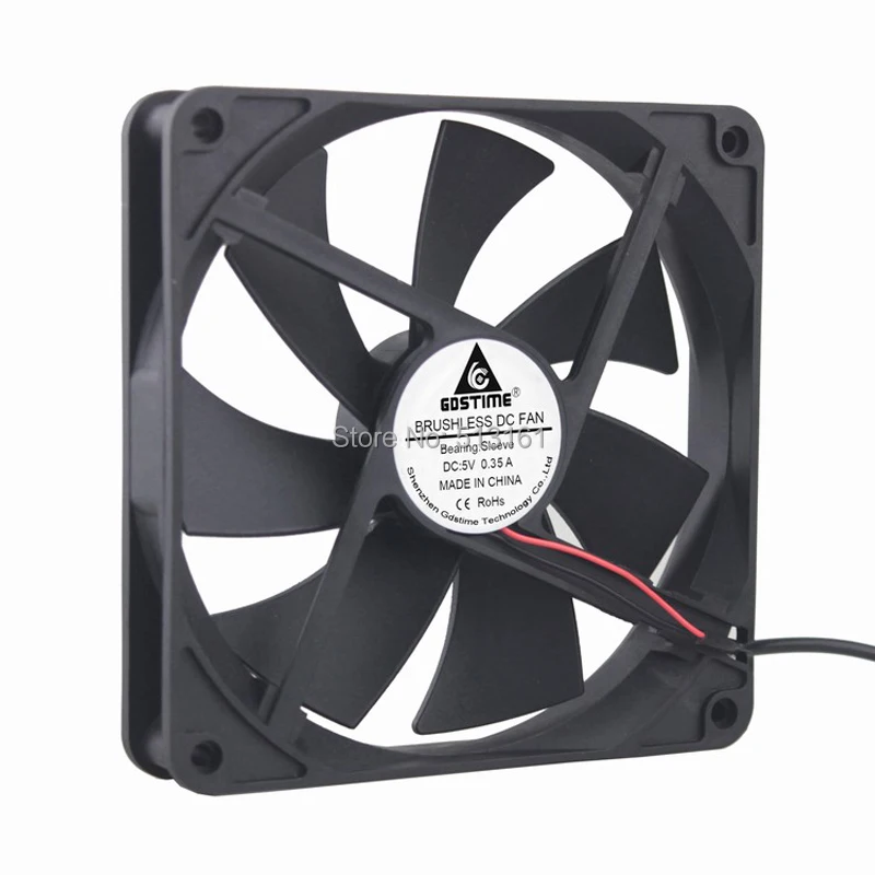 Gdstime 140 мм DC 5V USB разъем 14 см 140x140x25 чехол для компьютера ПК вентиляторы