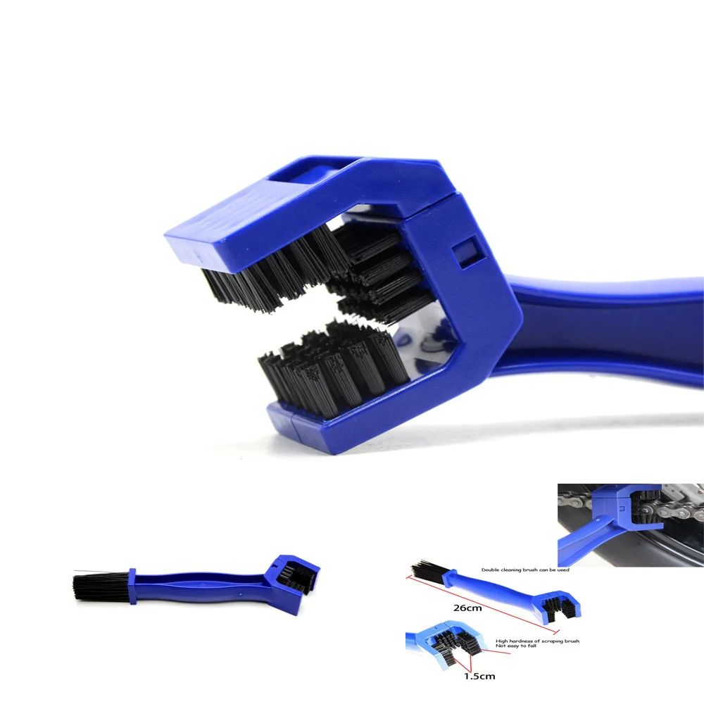 Motorcycles Bike Bicycle Chain Clean Brake Brush Cleaning Gear Remover Cleaner For Kawasaki ZG1000 CONCOURS ZR10R ZR6R ZR750
