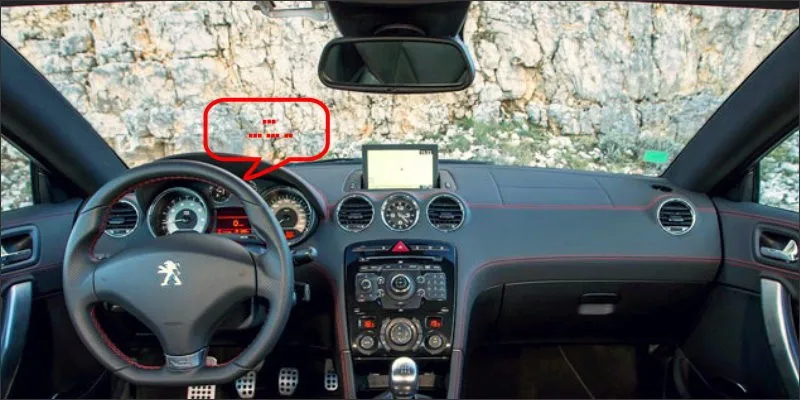 Автомобильный компьютерный экран дисплей проектор отражающее лобовое стекло для Peugeot RCZ 2009~-безопасный экран вождения