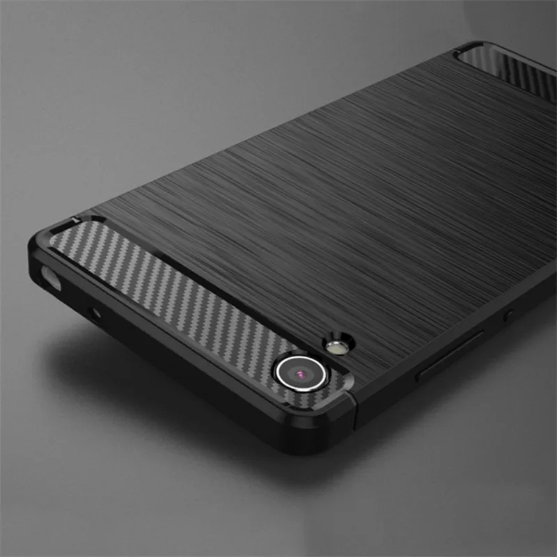 Case For Sony Xperia L1 L2 L3 Cover XA1 XA2 XA3 Plus Ultra XZ2 XZ1 XZ3 XZ4 Compact 1 Carbon Fiber |