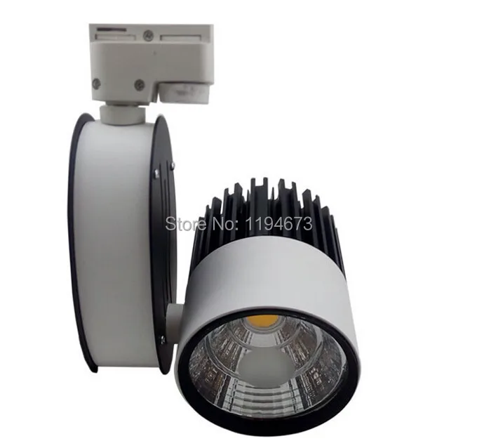 

Free Shipping COB 30W Warm Cold White integrated LED tracking light LED Spot AC85-265V CE ROHS SAA