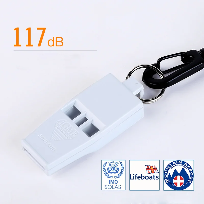 ACME 636 Outdoor Mountaineering Survival Whistle High Frequency Big Sound Ultra-thin WaterProof Rescue Cheerleading Pealess