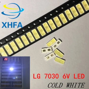 

20pcs FOR LG 7030 SMD LED High Power Cold White Diode 110LM 6V TV Television Backlit Super Bright Diodo LED SMD 7030 Cool White