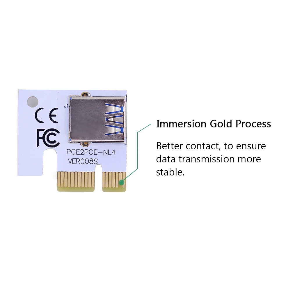 CHIPAL 3in1 VER008S 60 см переходная карта PCI E 008S Express 1X для 16X 4Pin 6Pin SATA Мощность светодиодный