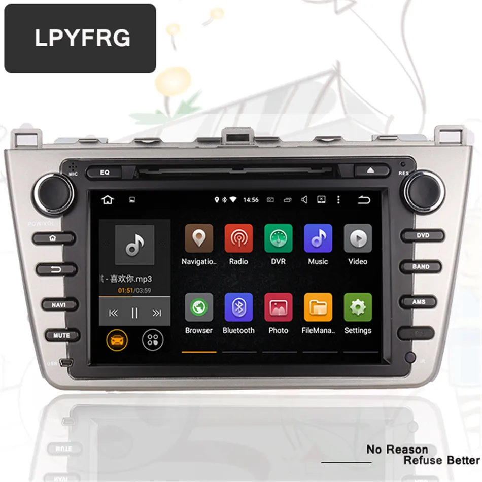8 &quotIPS HD экран android 10 0 Автомобильная стерео для Mazda 6 2008 2012 Авто Радио RDS GPS Glonass