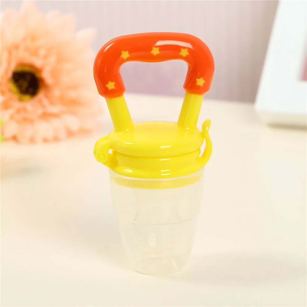 Baby Nipple Safe & Health Portable Soother Fresh Food Feeding Pacifier for 4-9 M Baby