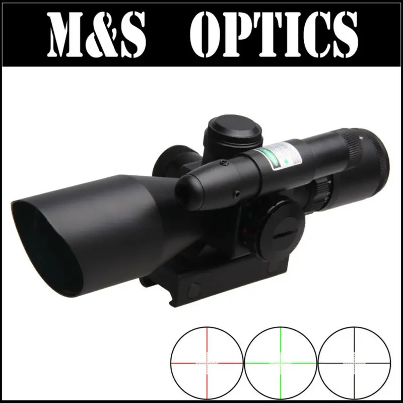 2.5-10X40 Green Red Illuminated Mil-dot With Green laser Airsoft Guns Reticle Rifle Scope Optics Sight For Hunting 2.5-10X40 Green Red Illuminated Mil-dot With Green laser Airsoft Guns Reticle Rifle Scope Optics Sight For Hunting