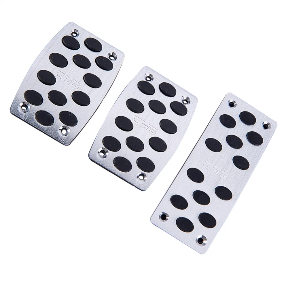 Car Clutch Brake Foot Pedals Cover 3 Pcs Nonslip Pedal Pads Manual