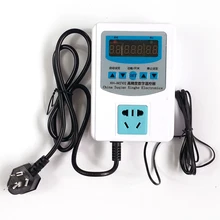 Microcomputer Controlled High Accuracy Thermostat 3 display window with timing function socket included with plug for home use