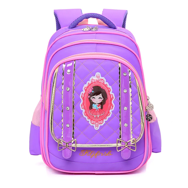 

Children School Bags For Girls 2019 princess school Backpacks kids satchel flower Primary School Backpacks Mochila Infantil