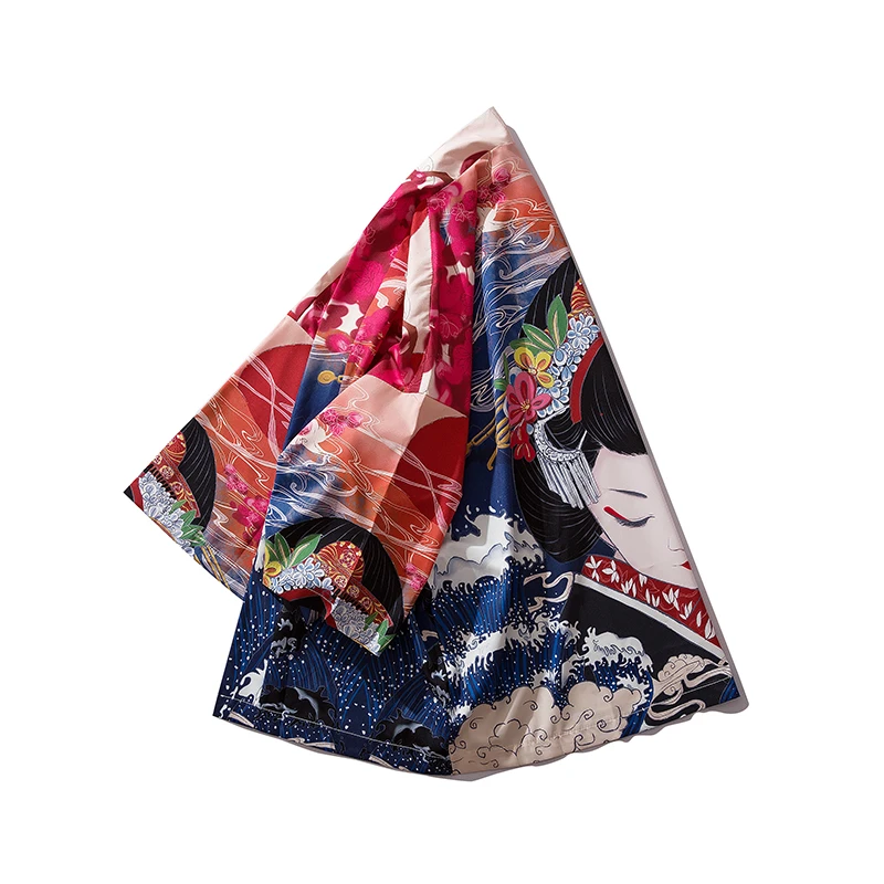 Bebovizi Brand 2019 Man Casual Clothes Japan Style Thin Kimono Men Japanese Summer Streetwear Ukiyo E Print Robe Jacket