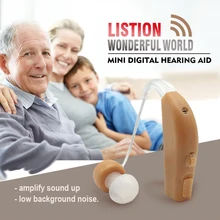 Durable Noise Reduction Digital Hearing Aid Mini Ear Amplifier Rechargeable Ear Aids for Hearing Loss Portable Sound Amplifier Durable Noise Reduction Digital Hearing Aid Mini Ear Amplifier Rechargeable Ear Aids for Hearing Loss Portable Sound Amplifier
