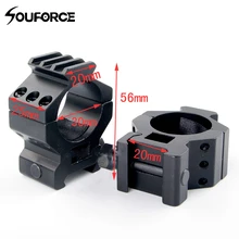 Прицелы 30 мм прицелы кольца Крепление подходит 20 мм Пикатинни Вивер рейку аксессуары для тактической винтовки охоты