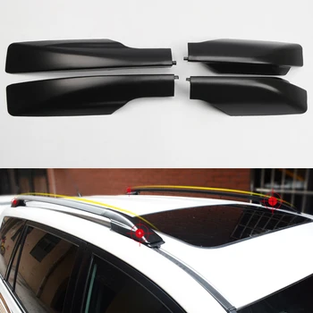 

For Toyota RAV4 XA20 2008 09 2010 2011 2012 Black Silver Roof Rack Rail End Cover Shell Replacement Car Styling