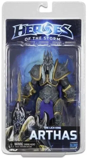 NECA Heroes of The Storm The Lich King Arthas PVC Action Figure Collectible Model Toy 18cm
