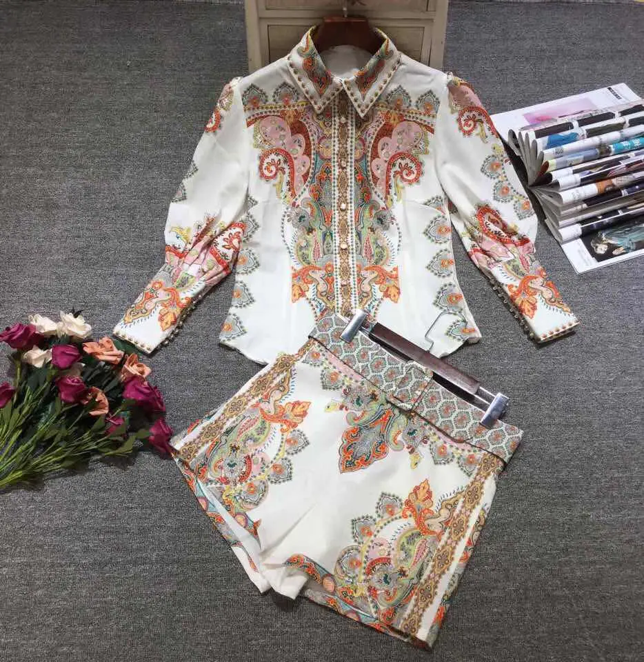 

BH04791 Fashion women's Sets 2019 Runway Luxury famous Brand European Design party style women's Clothing