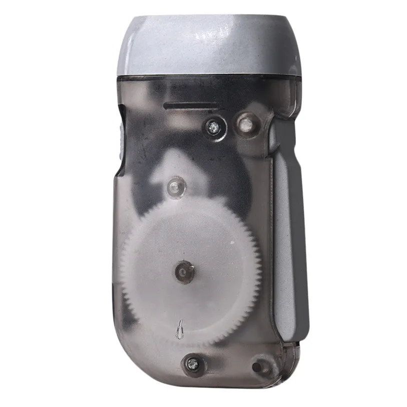 Perfect New Wind up Hand Pressing Crank Emergency Camping LED Flashlight Torch Outdoor Bicycle Light Accessories Wholesale Hot Feb 23 4