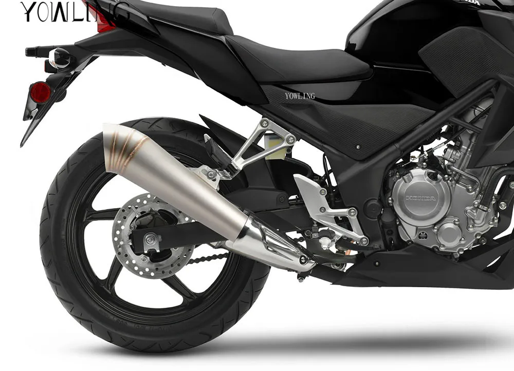 48 8 мм Модифицированная выхлопная труба для мотоцикла жареная трубка Yamaha FJR1300 FZ1 FZ6